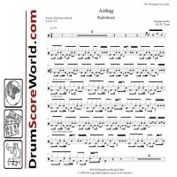 Radiohead - Airbag | Drum Sheet + Play-Along Track